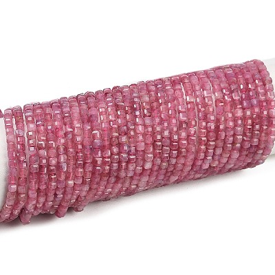 Natural Pink Tourmaline Beads Strands G-H266-10-1