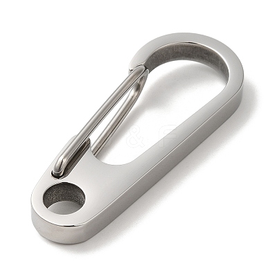 Non-Tarnish 304 Stainless Steel Keychain Clasps LS-STAS-G321-02P-1