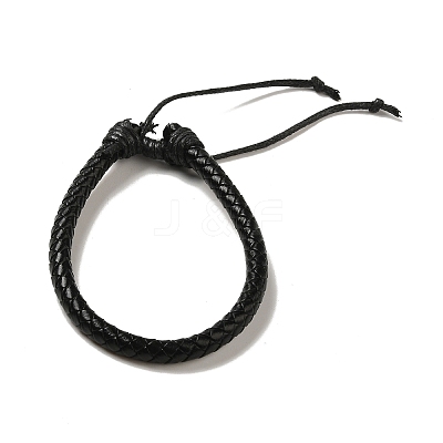 Adjustable Leather Cord Braided Bracelets BJEW-JB04439-02-1