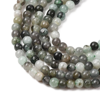 Natural Emerald Beads Strands G-H358-A05-3mm-01-1