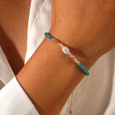 Bohemian Handmade Beaded Crystal Bracelets AY4302-1-1