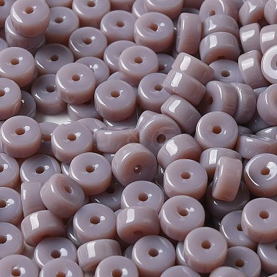 Opaque Colours Glass Seed Beads SEED-E001-P3x6mm-09-1