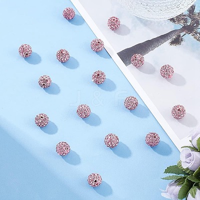 Pave Disco Ball Beads RB-PH0008-30B-1
