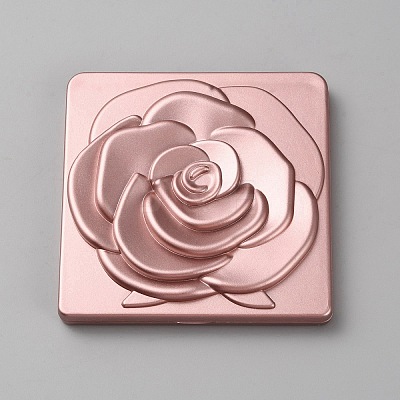 Square with Rose Plastic Foldable Mirrors FIND-WH0152-385A-1