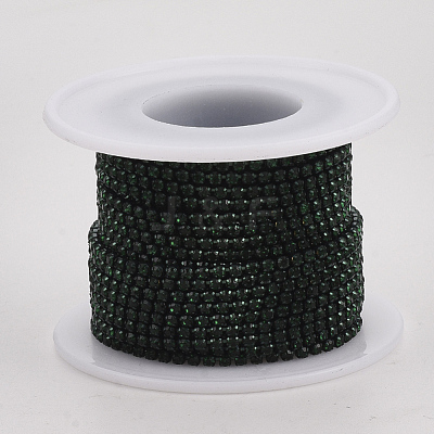 Electrophoresis Iron Rhinestone Strass Chains CHC-Q009-SS12-B02-1