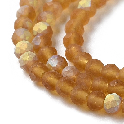 Imitation Jade Glass Beads Strands EGLA-YW0003-19B-03-1