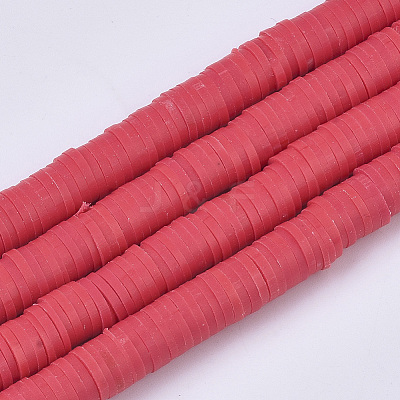 Handmade Polymer Clay Beads LS-CLAY-R067-3.0mm-30-1