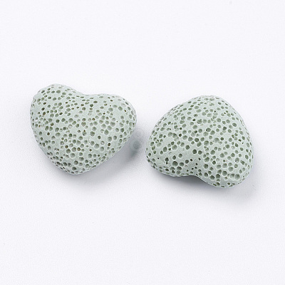 Unwaxed Natural Lava Rock Beads G-I190-A01-1