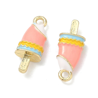 Alloy Enamel Pendants FIND-G108-02B-G-1