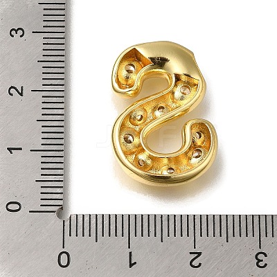 Brass with Cubic Zirconia Pendants KK-Q818-03S-G-1