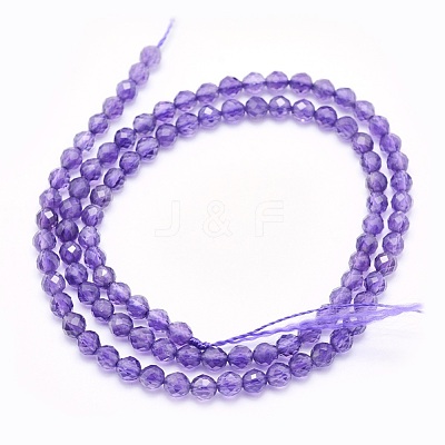 Natural Amethyst Beads Strands G-O166-29-4mm-1