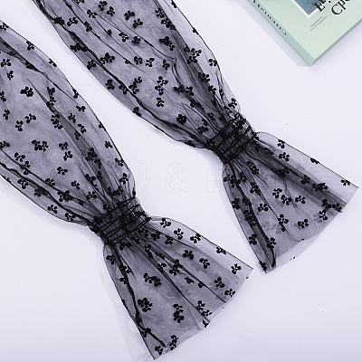 Outdoor Cycling Polyester Lace Sleeves AJEW-WH20067-033B-1