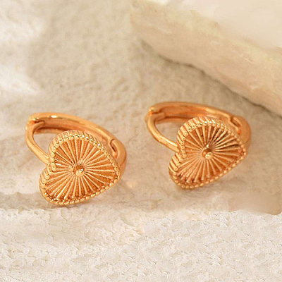 Brass Hoop Earrings LS-CM4526-1-1