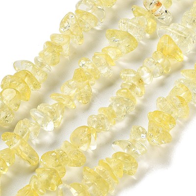 Transparent Crackle Glass Beads Strands GLAA-U004-01E-1