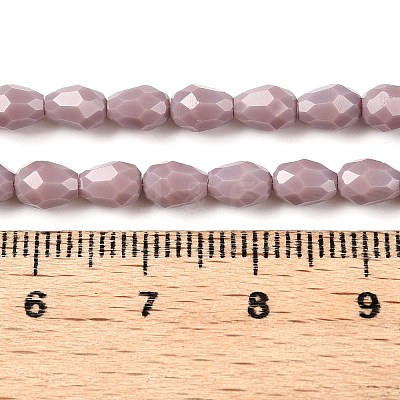 Opaque Solid Color Beads Strands EGLA-N013-P4mm-D09-1