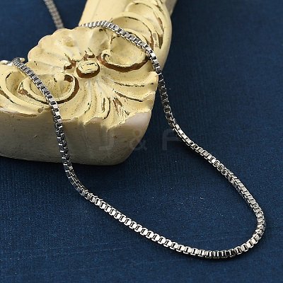 Rack Plating Brass Box Chain Bracelets for Women BJEW-G735-02P-1