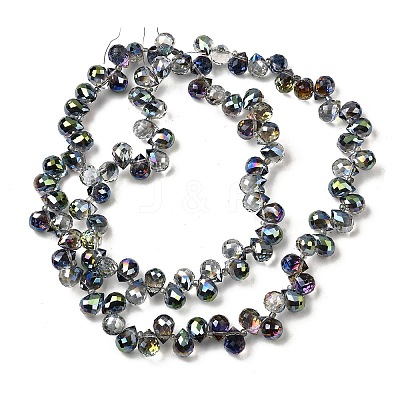 Electroplated Glass Beads EGLA-K062-01B-HP02-1
