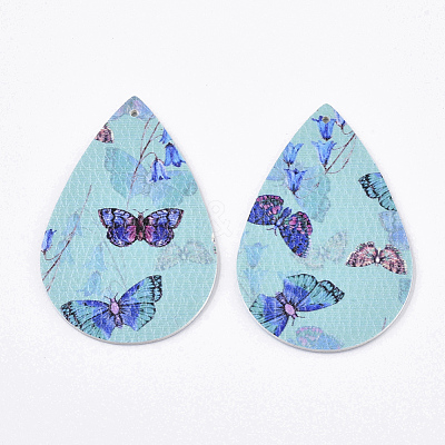 PU Leather Big Pendants X-FIND-R072-10-C01-1