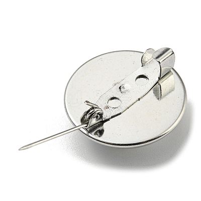Round Glass Brooches FIND-Q096-01L-1