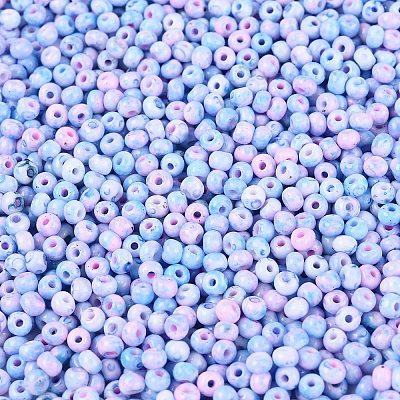 Picasso Glass Seed Beads GL-N001-01B-04-1