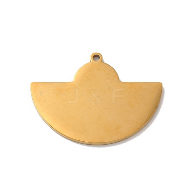 Bohemian Style 304 Stainless Steel Pendant STAS-M314-03A-G-1