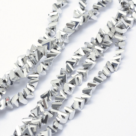 Electroplate Glass Beads Strands EGLA-J143-A-FP03-1