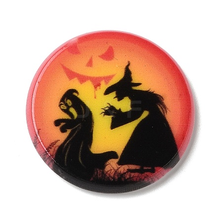Halloween Series Acrylic Cbabochons OACR-M012-23-1
