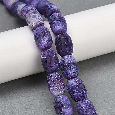 Natural Weathered Agate Beads Strands G-NH0047-B04-02-1