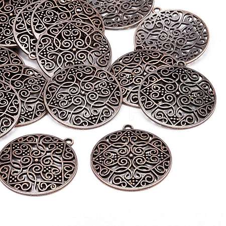 Alloy Pendants PALLOY-ZN33091-R-FF-1