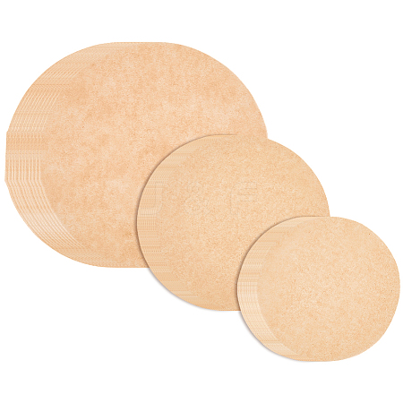 150Pcs 3 Styles Oil Proof Parchment Paper Sheets AJEW-CN0003-66-1