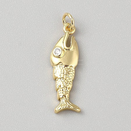 Brass Pendants KK-CJC0024-06D-1