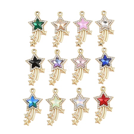 Alloy Pendants RB-CBA332B-09G-1