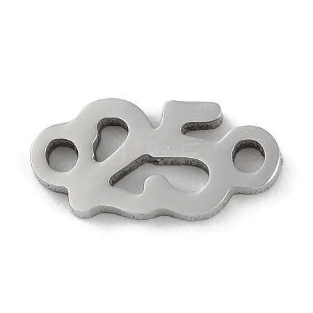 Non-Tarnish 304 Stainless Steel Connector Charms STAS-L279-018P-1