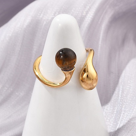 304 Stainless Steel Cuff Rings RJEW-D317-02B-G-1