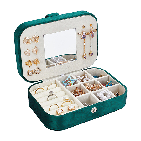 Rectangle Velvet Jewelry Set Box AJEW-WH0329-67B-1