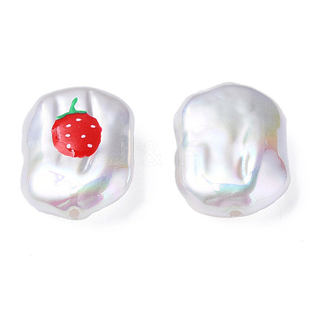 ABS Plastic Imitation Pearl Beads KY-N015-167-1