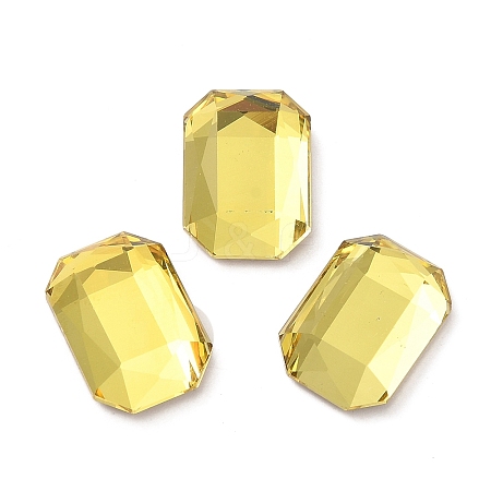 Glass Rhinestone Cabochons RGLA-P037-14A-D226-1