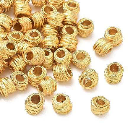 Corrugated Alloy Spacer Beads PALLOY-ZX002-47G-1