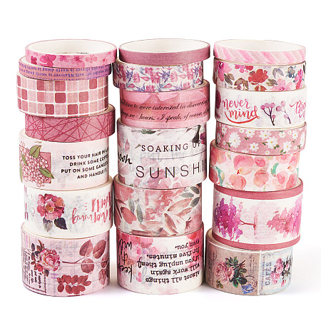 20pcs 5 Styles Scrapbooking Stickers DIY-TAC0029-03D-1