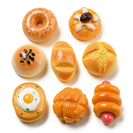 Opaque Resin Imitation Food Decoden Cabochons CRES-H002-01E-1