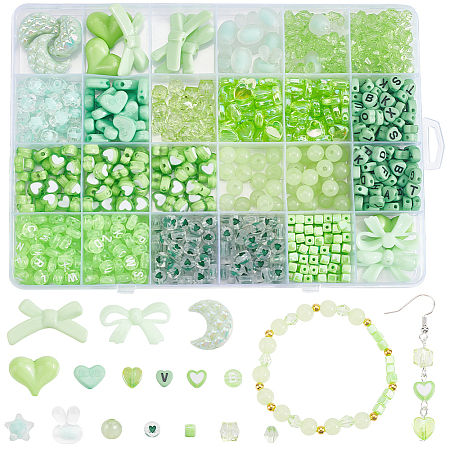 816Pcs Acrylic Beads MACR-SP0001-65B-1
