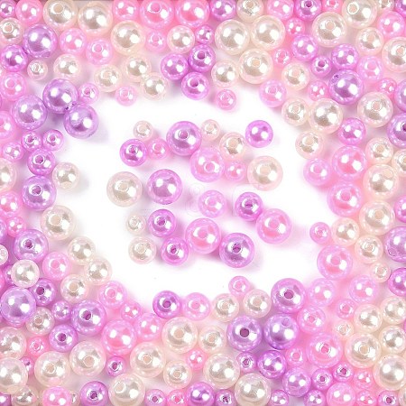 ABS Plastic Imitation Pearl Beads X-KY-G030-01D-1