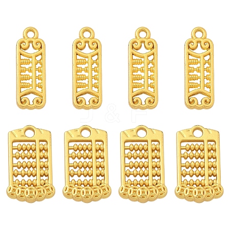 10Pcs 2 Styles Rack Plating Alloy Pendants FIND-YW0010-46-1