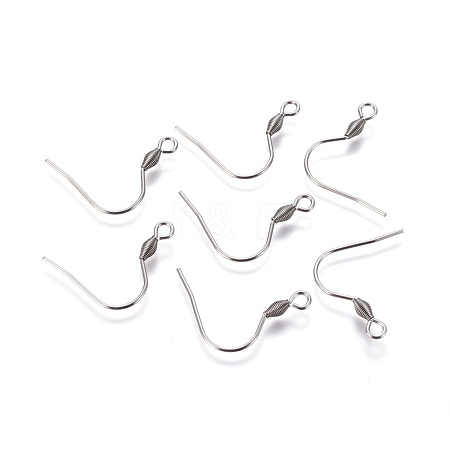 304 Stainless Steel Earring Hooks STAS-D448-038P-A-1