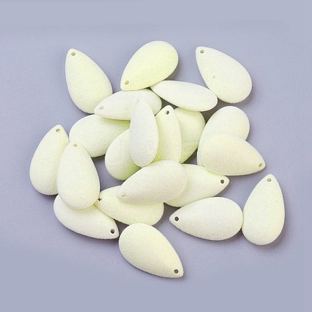 Flocky Acrylic Pendants LS-X-OACR-I001-I14-1