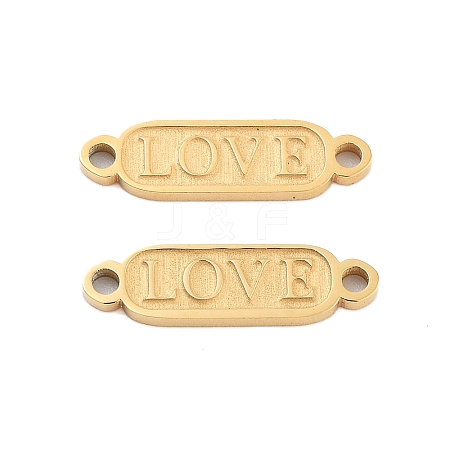 Ion Plating(IP) 304 Stainless Steel Connector Charms STAS-Z078-19G-1