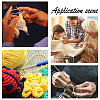 Gorgecraft 8Pcs 2 Colors Iron Crochet Stitch Marker IFIN-GF0001-26-7