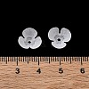 Acrylic Frosted Bead Caps AC-CBA81FF-09A-3