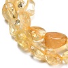 Natural Citrine(Heated) Beads Strands G-G337-B02-8x10mm-4