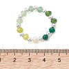 Dyed Natural Malaysia Jade & Natural Freshwater Pearl & Synthetic Hematite Finger Rings RJEW-JR01021-4